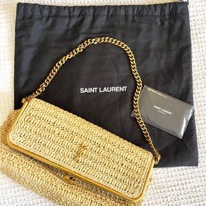 YSL Rafia Handbag